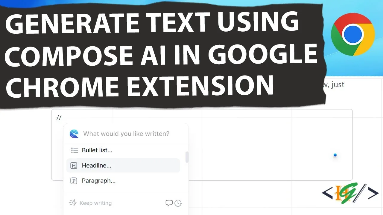 Compose AI dashboard view