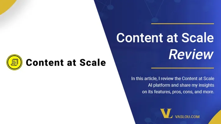 Content at Scale interface in use
