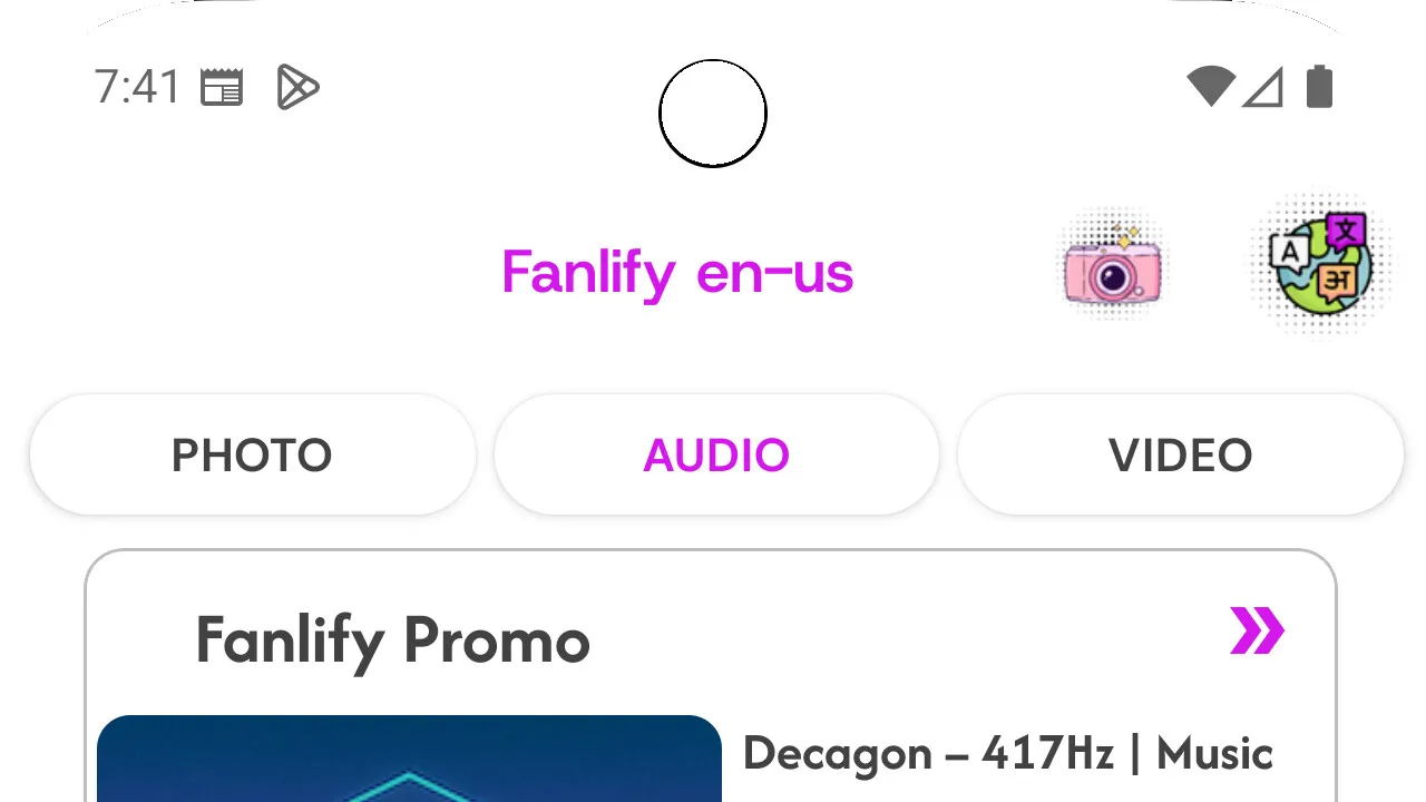 Decagon interface in use