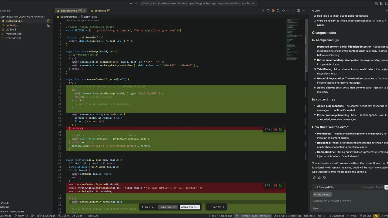 DeepCode dashboard view