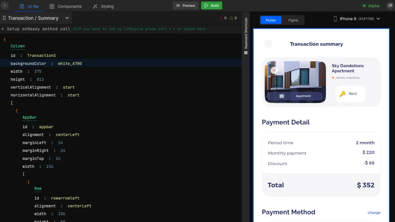 DhiWise interface in use