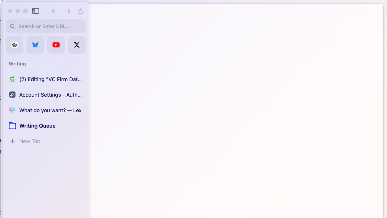 Dia interface in use