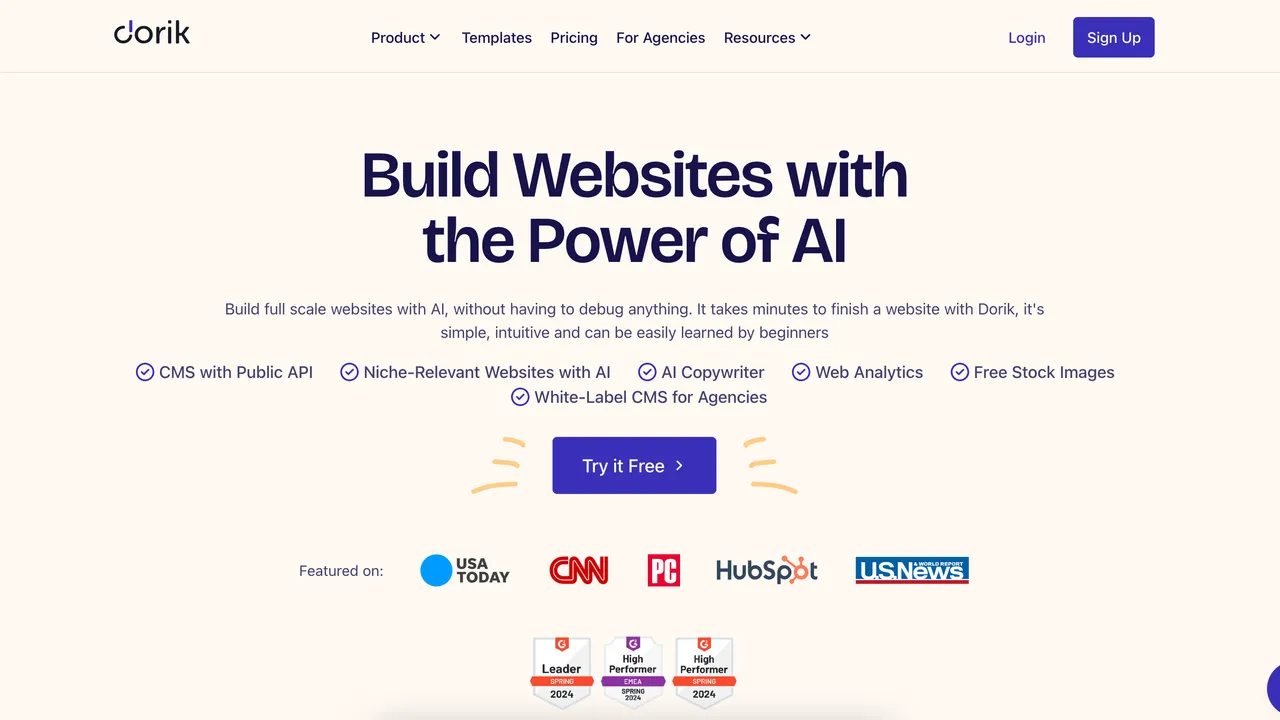 Dorik in action, no-code AI tool