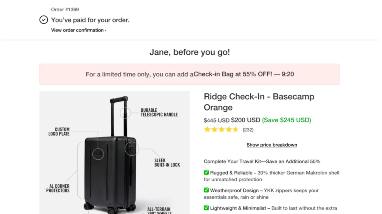 Durable interface in use