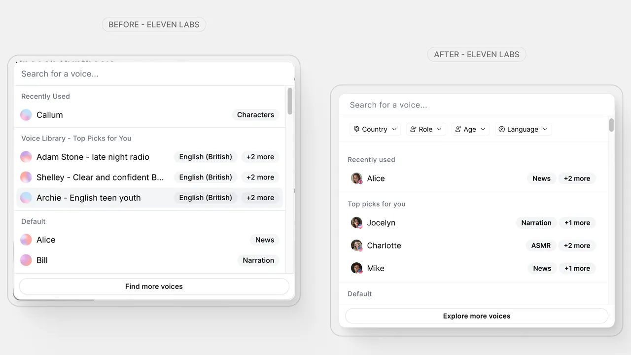 ElevenLabs Music app screen
