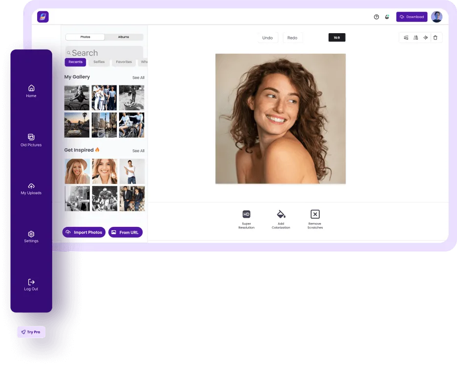 Face26 in action, image AI tool