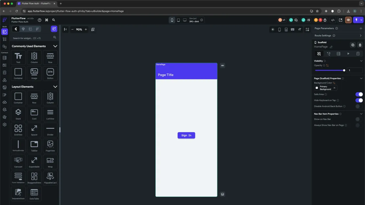 FlutterFlow in action, no-code AI tool