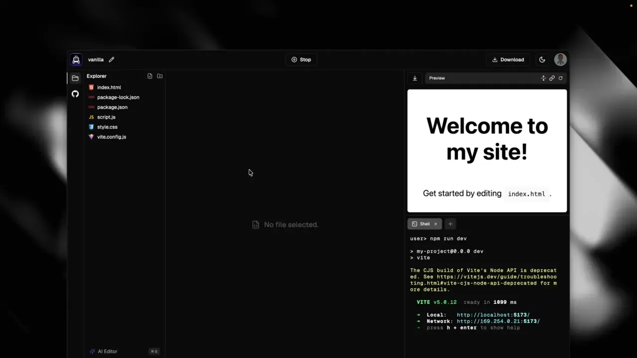 GitWit interface in use