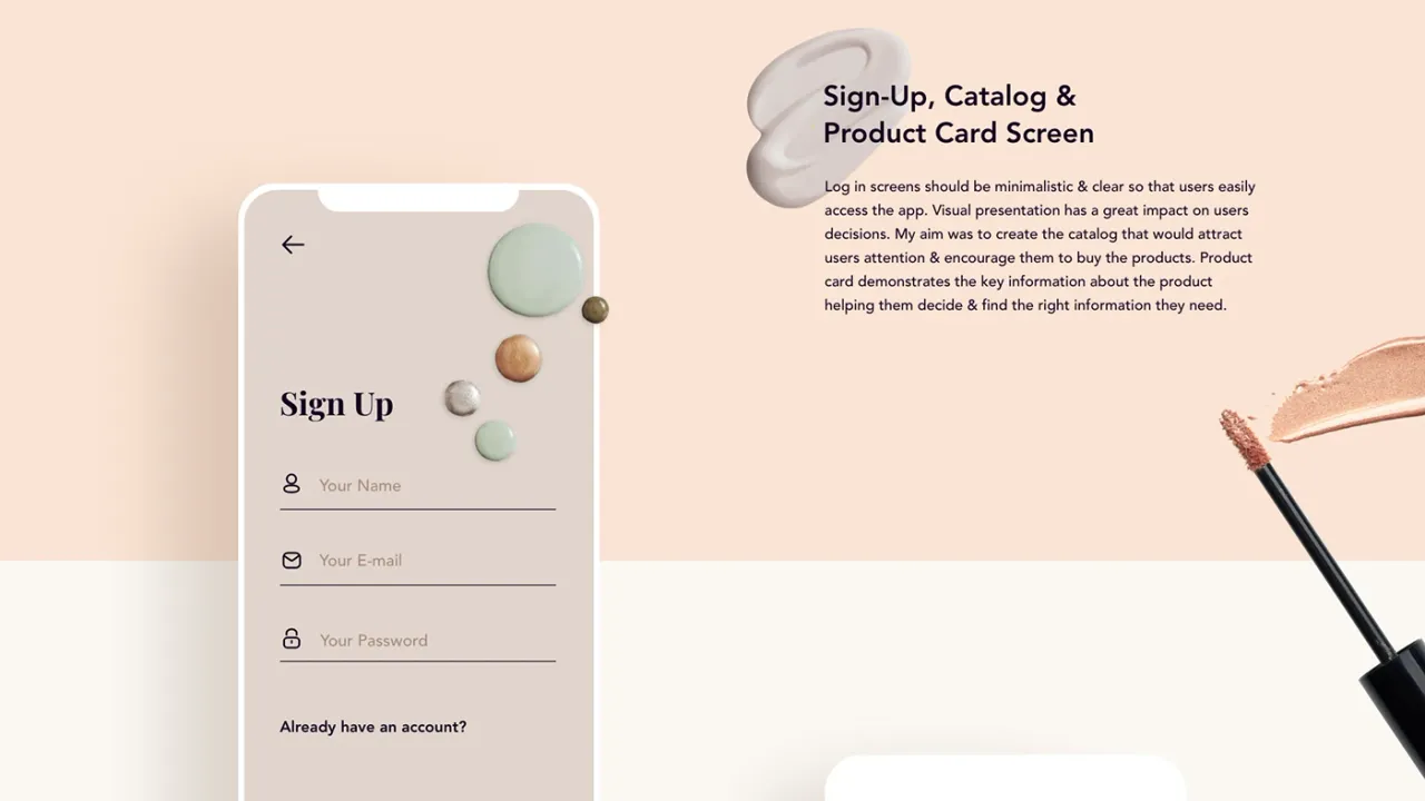 Glama app screen