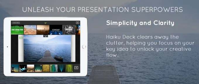 Haiku Deck app screen