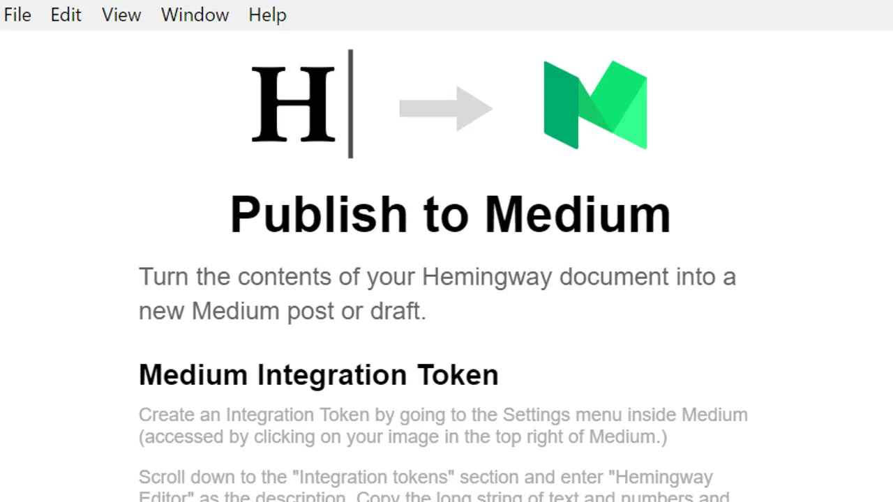 Hemingway Editor in action, writing AI tool