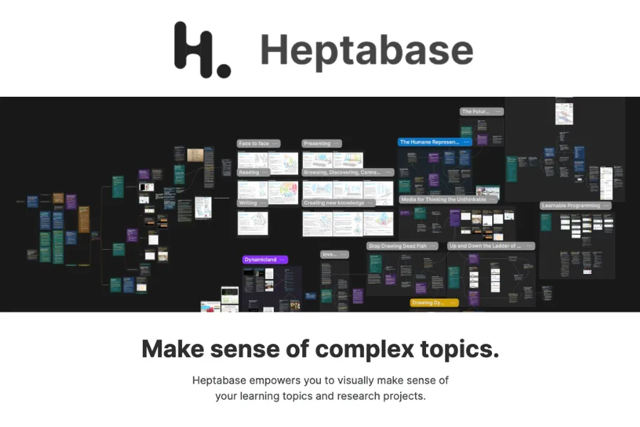 Heptabase dashboard view