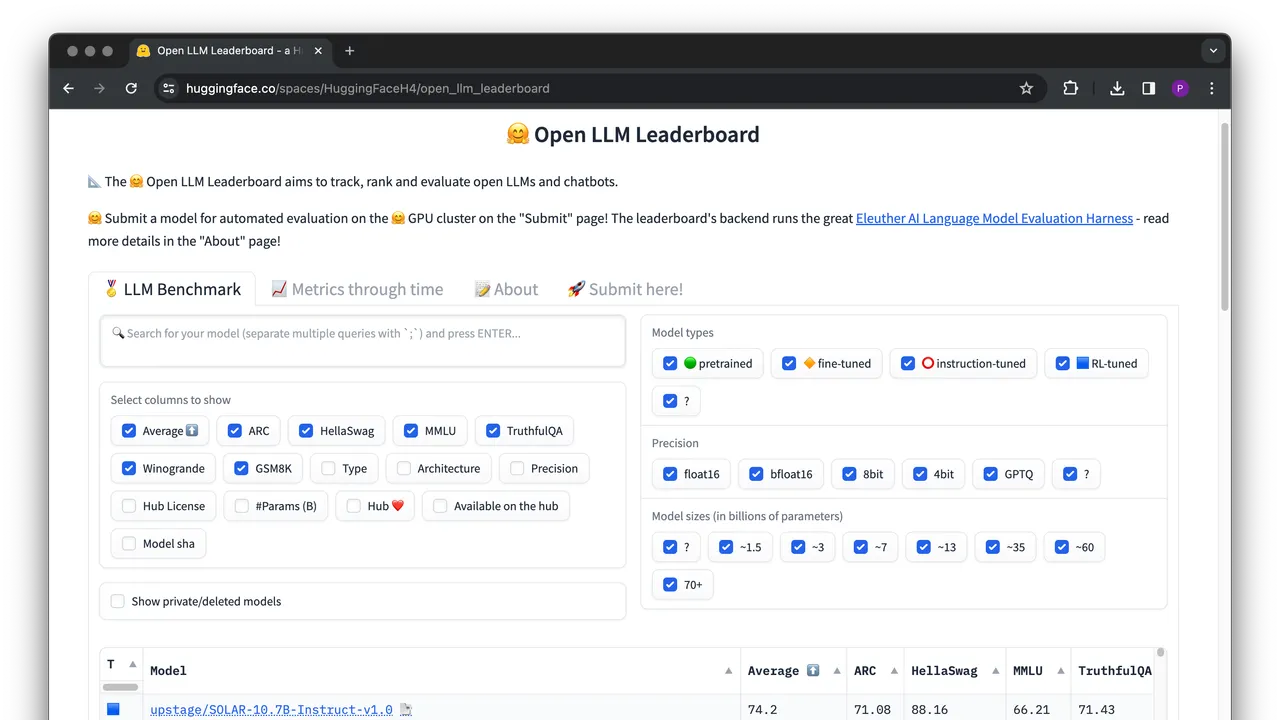 Humanloop interface in use