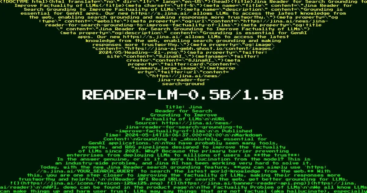 Jina AI Reader dashboard view