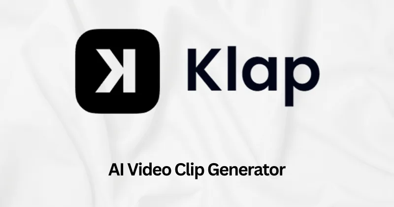 Klap in action, video AI tool