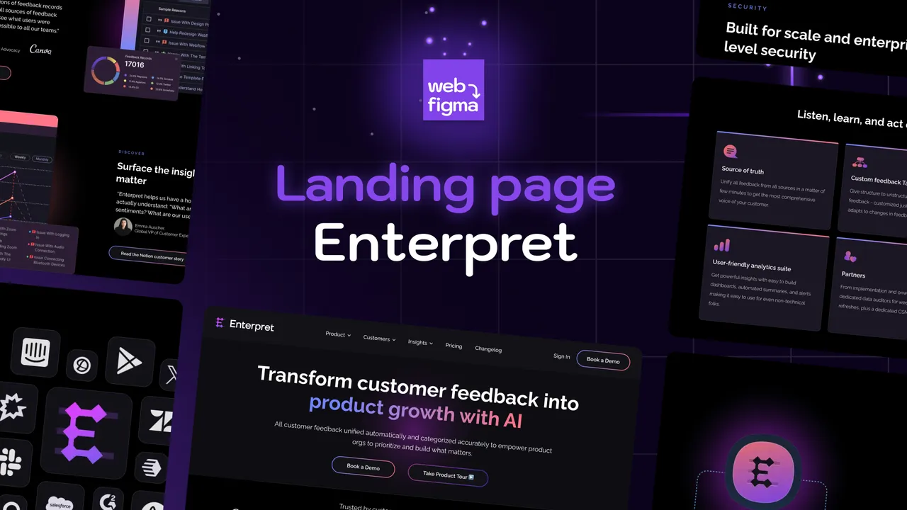 Landingsite dashboard view
