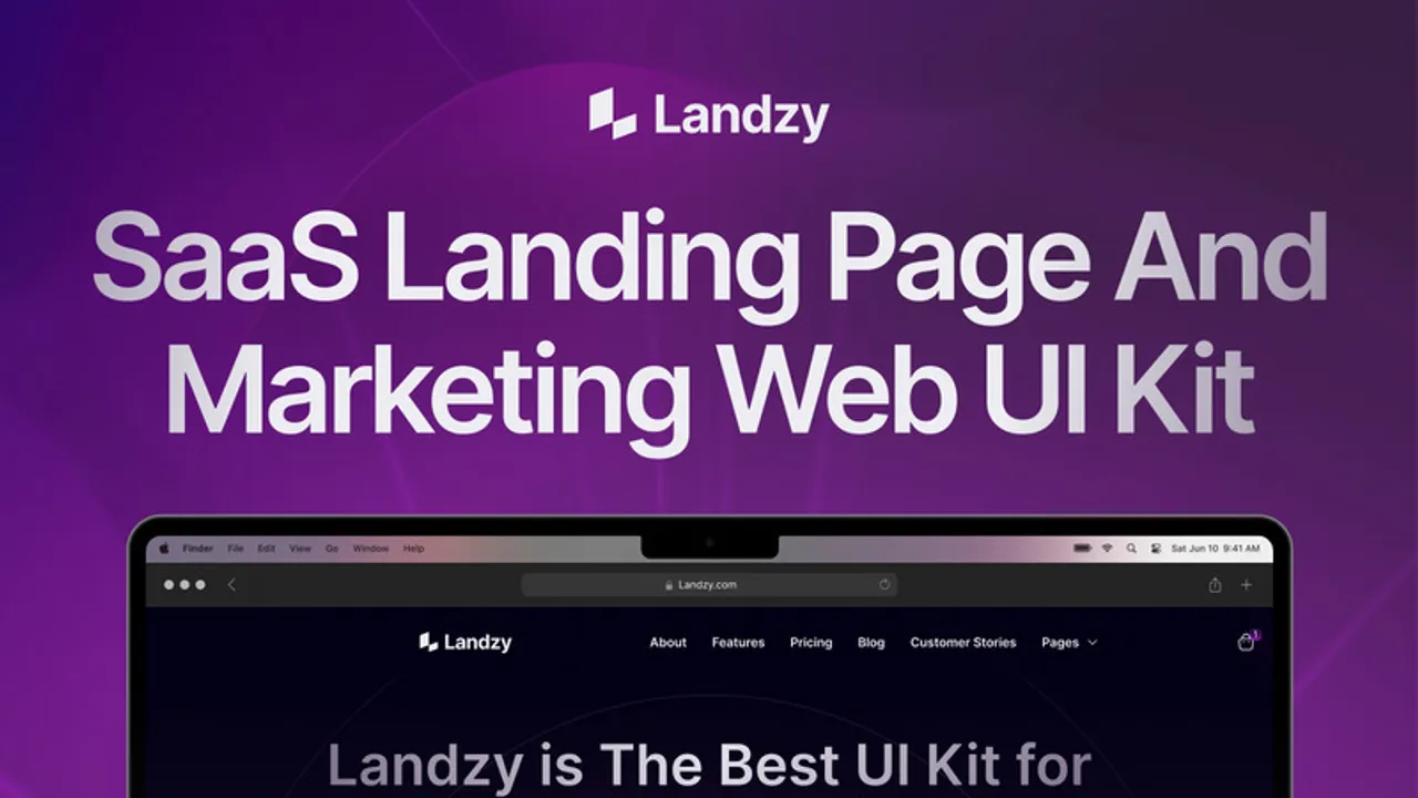 Landingsite in action, no-code AI tool
