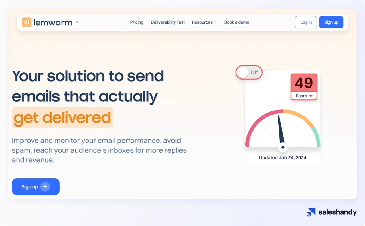Lemwarm dashboard view