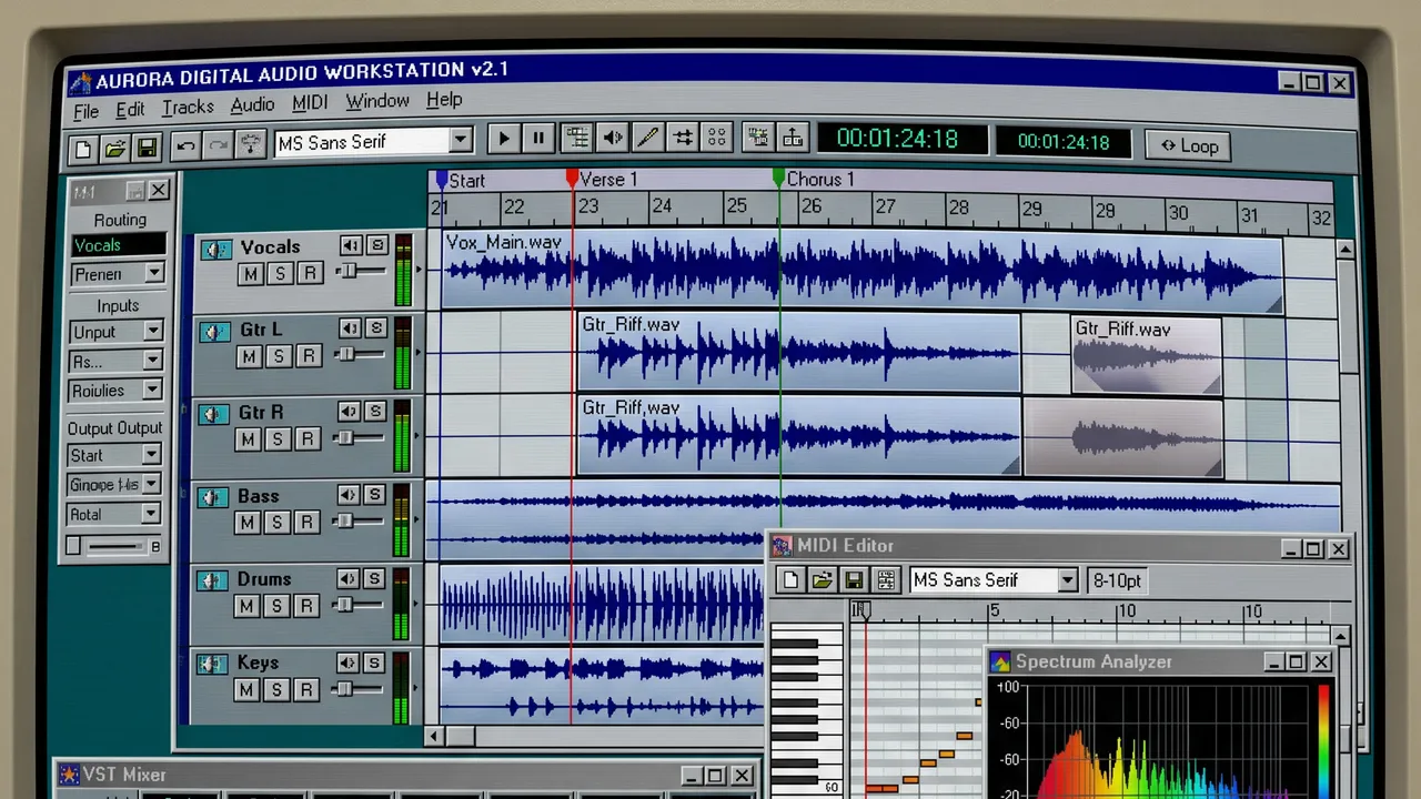 Leonardo interface in use