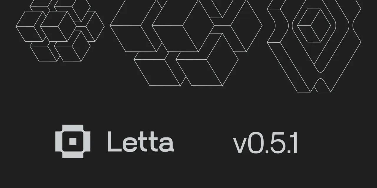 Letta dashboard view