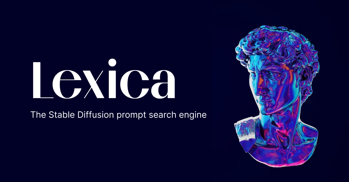 Lexica in action, image AI tool