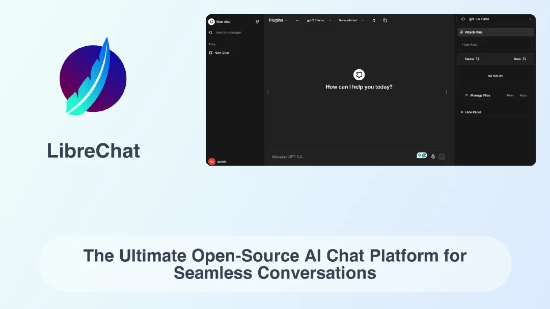 LibreChat in action, chat & models AI tool