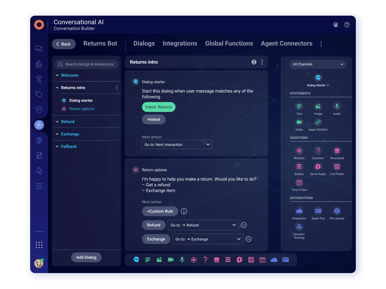LivePerson app screen