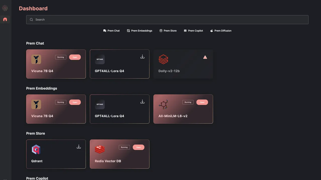 LlamaIndex interface in use