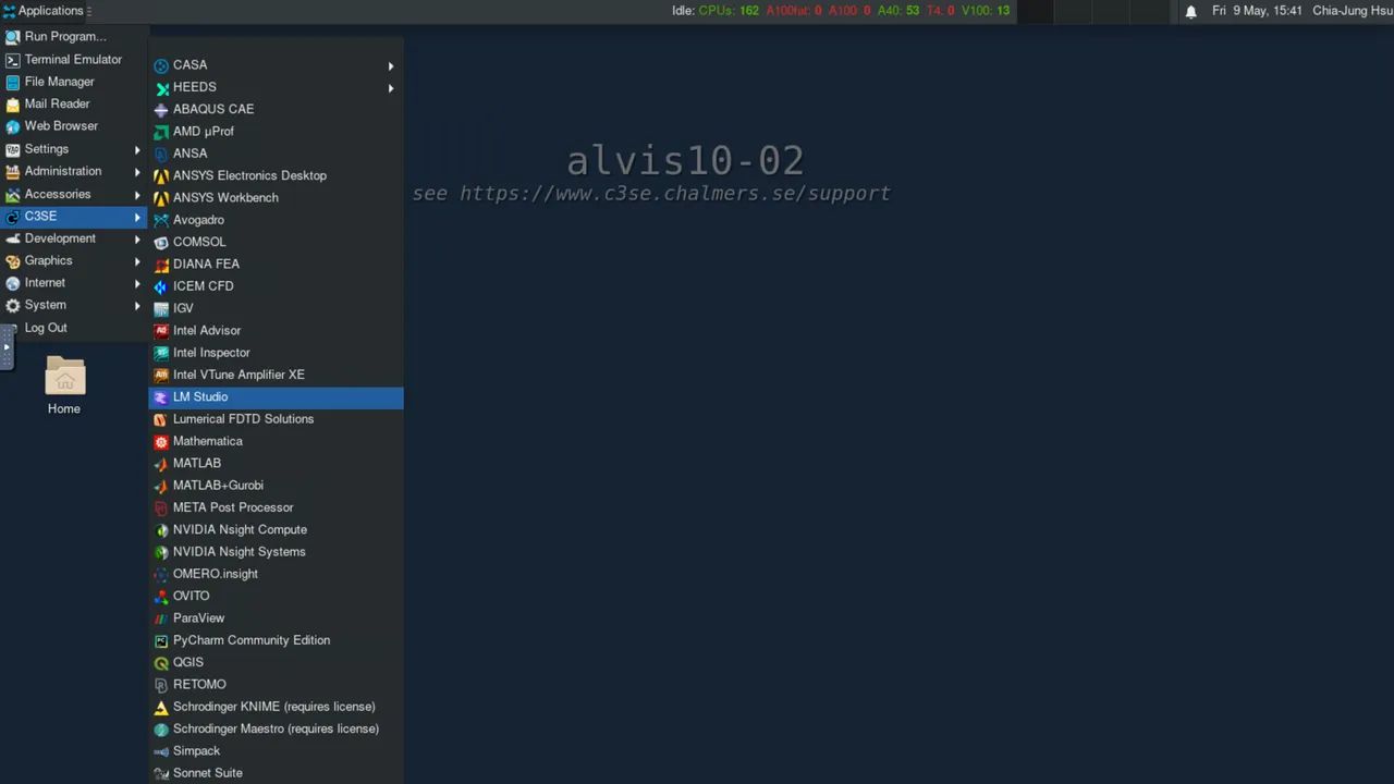 LM Studio in action, chat & models AI tool