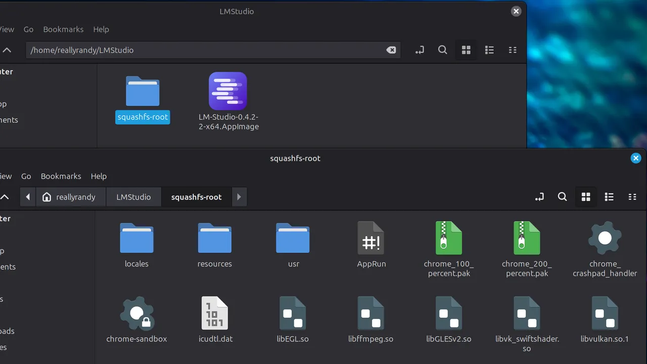 LM Studio app screen