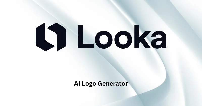 Looka in action, image AI tool
