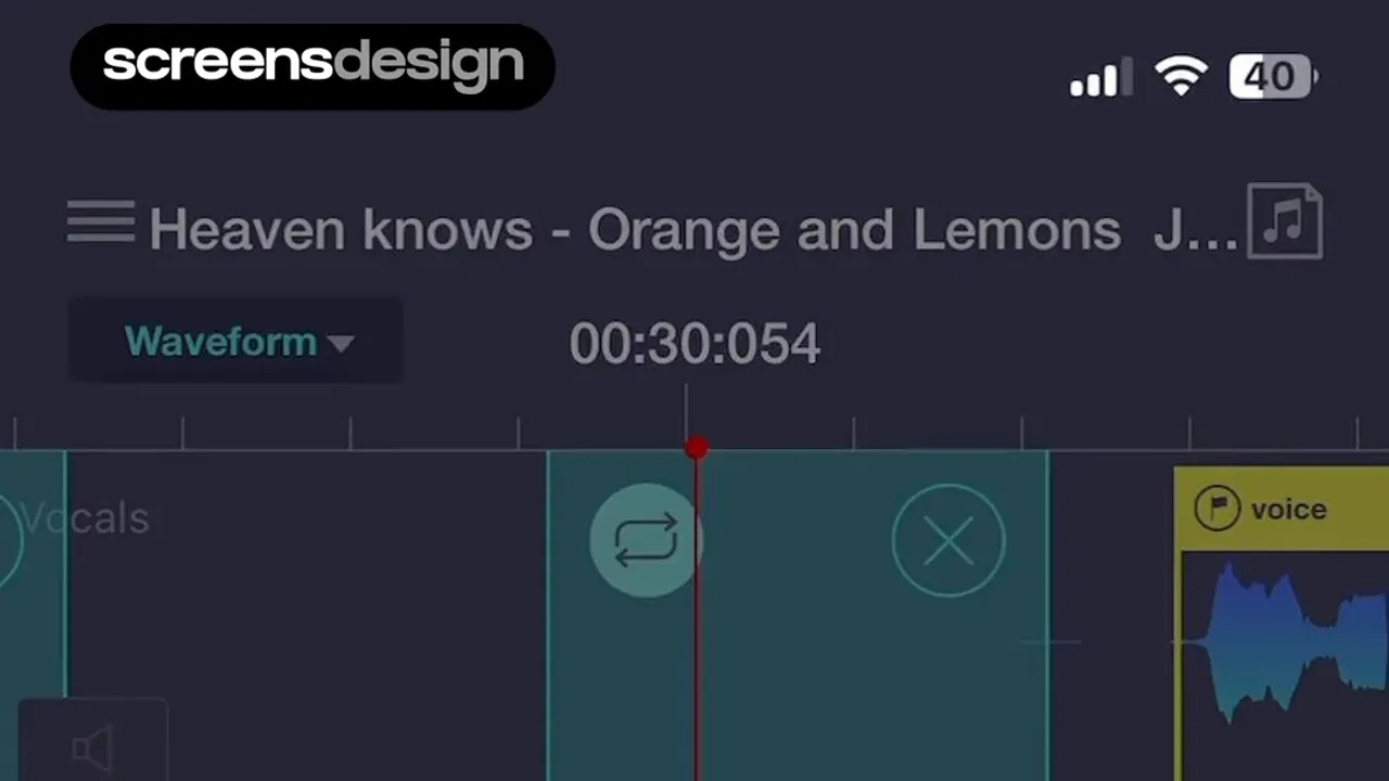Loudly in action, music AI tool