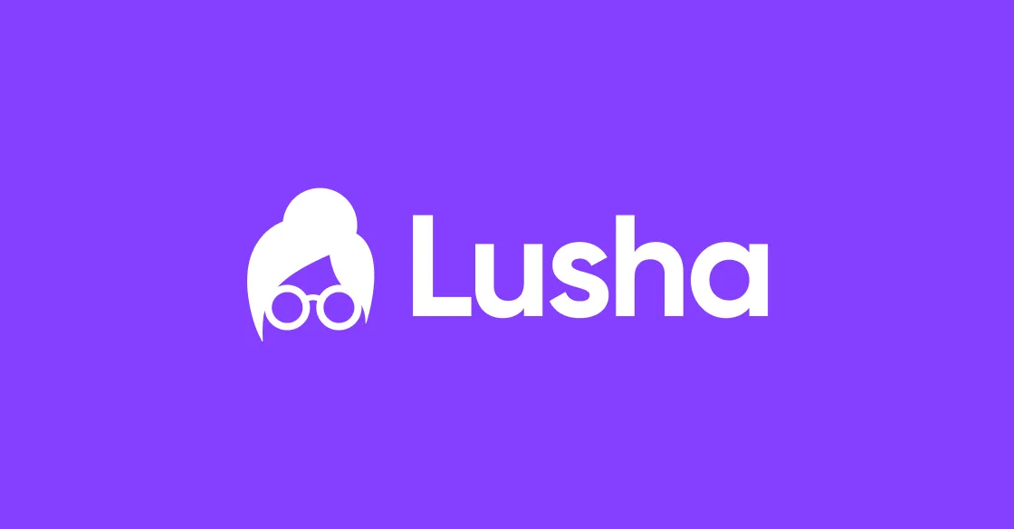 Lusha interface in use