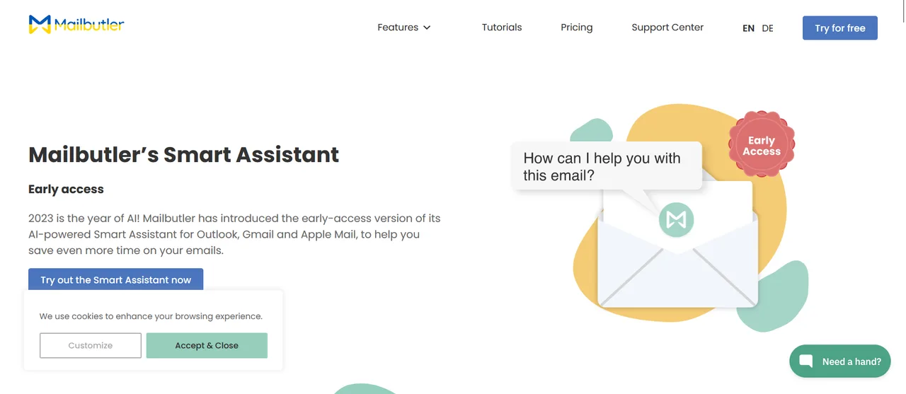 Mailbutler dashboard view