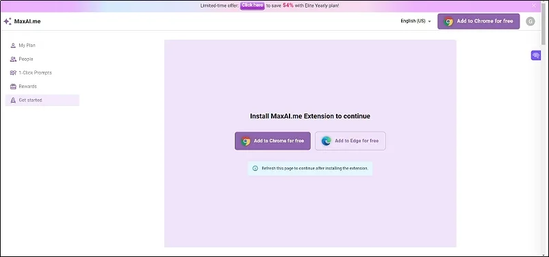 MaxAI in action, chat & models AI tool