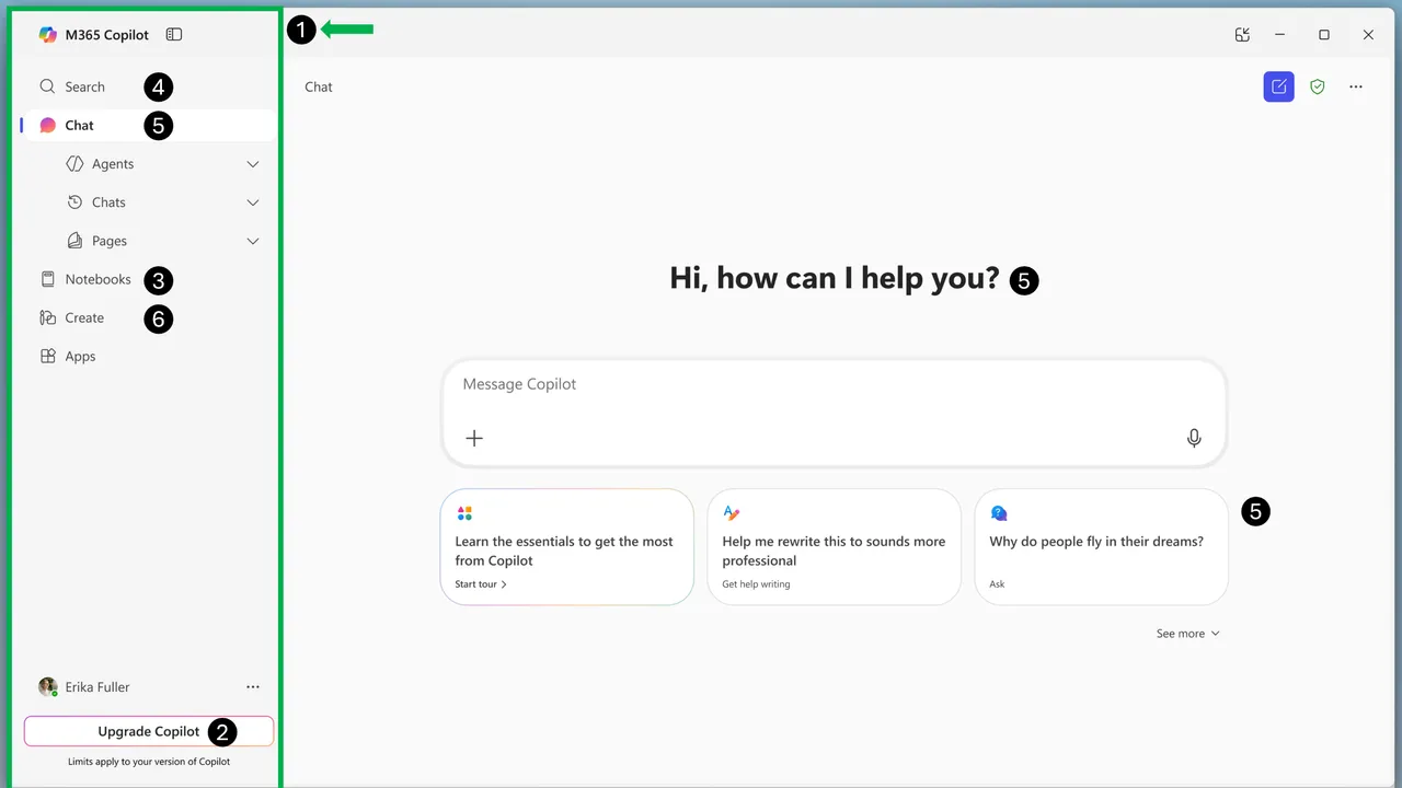 Microsoft Copilot in action, chat & models AI tool