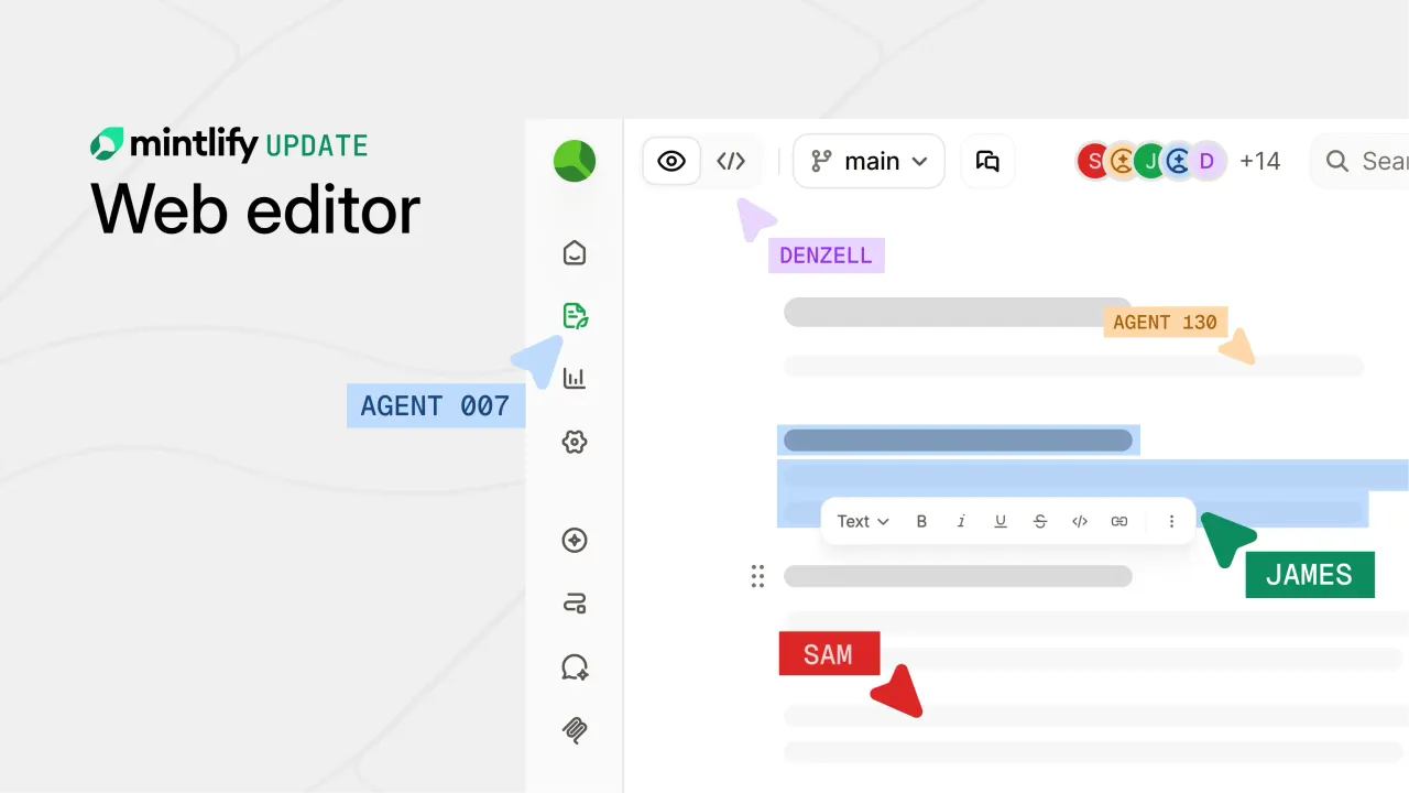 Mintlify interface in use
