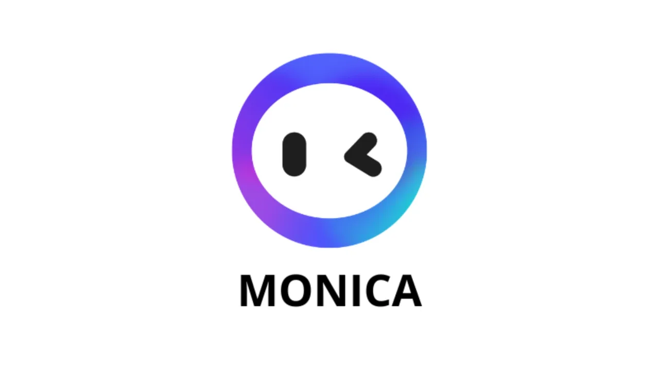 Monica in action, chat & models AI tool