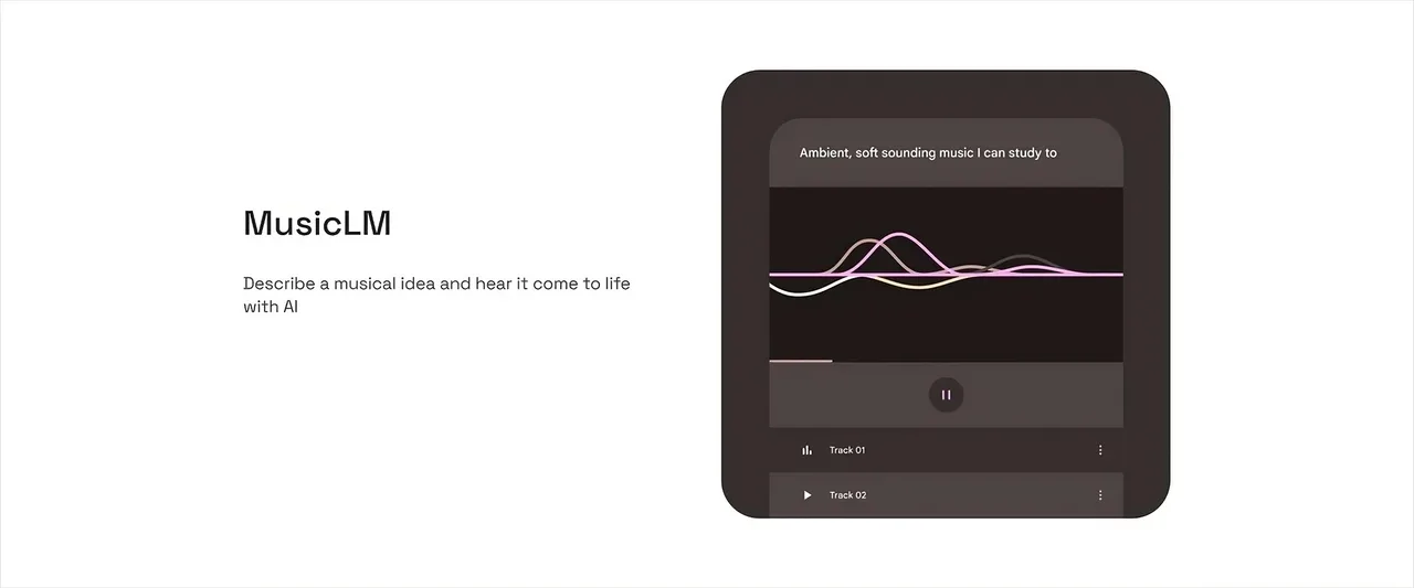 MusicLM dashboard view