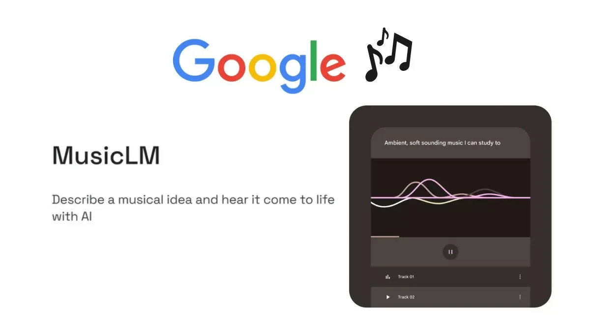 MusicLM dashboard view
