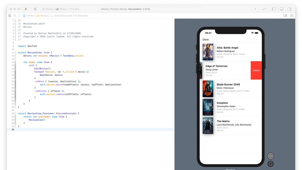Mutable dashboard view