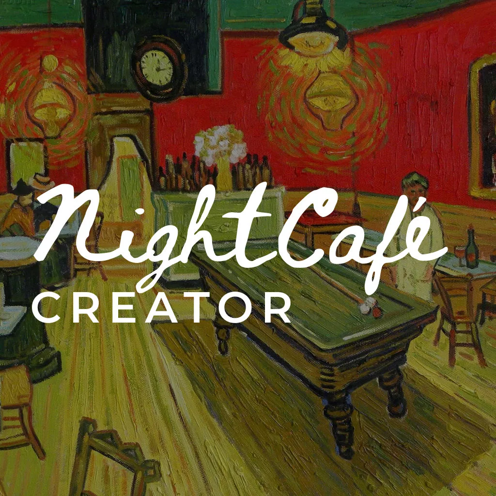 NightCafe in action, image AI tool