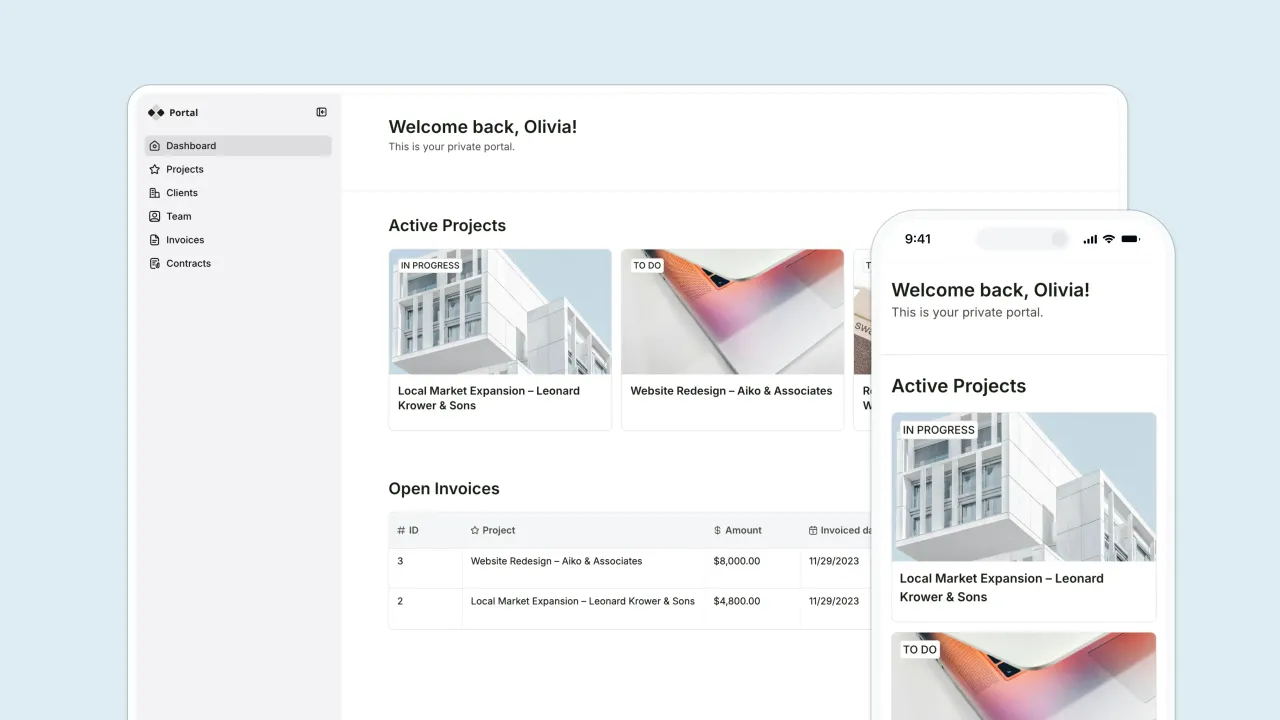 Noloco interface in use
