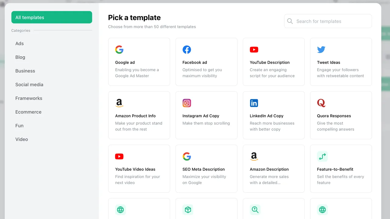 Ocoya dashboard view