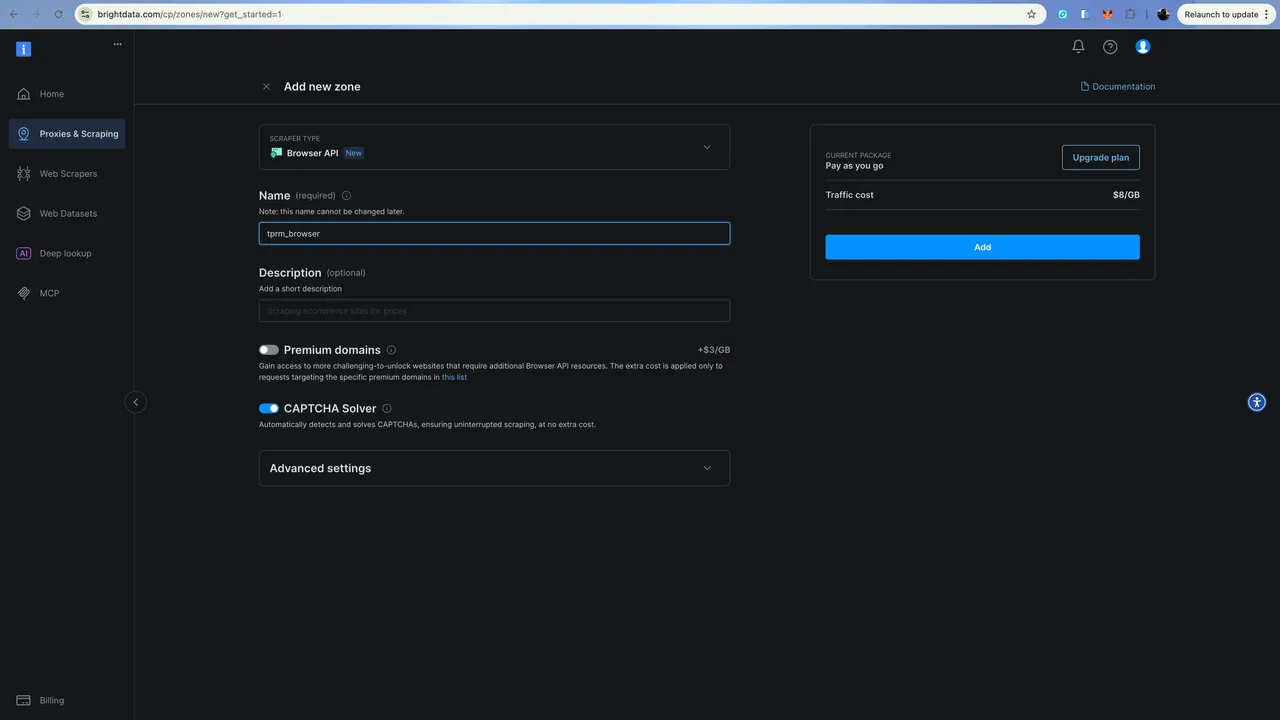 OpenHands interface in use