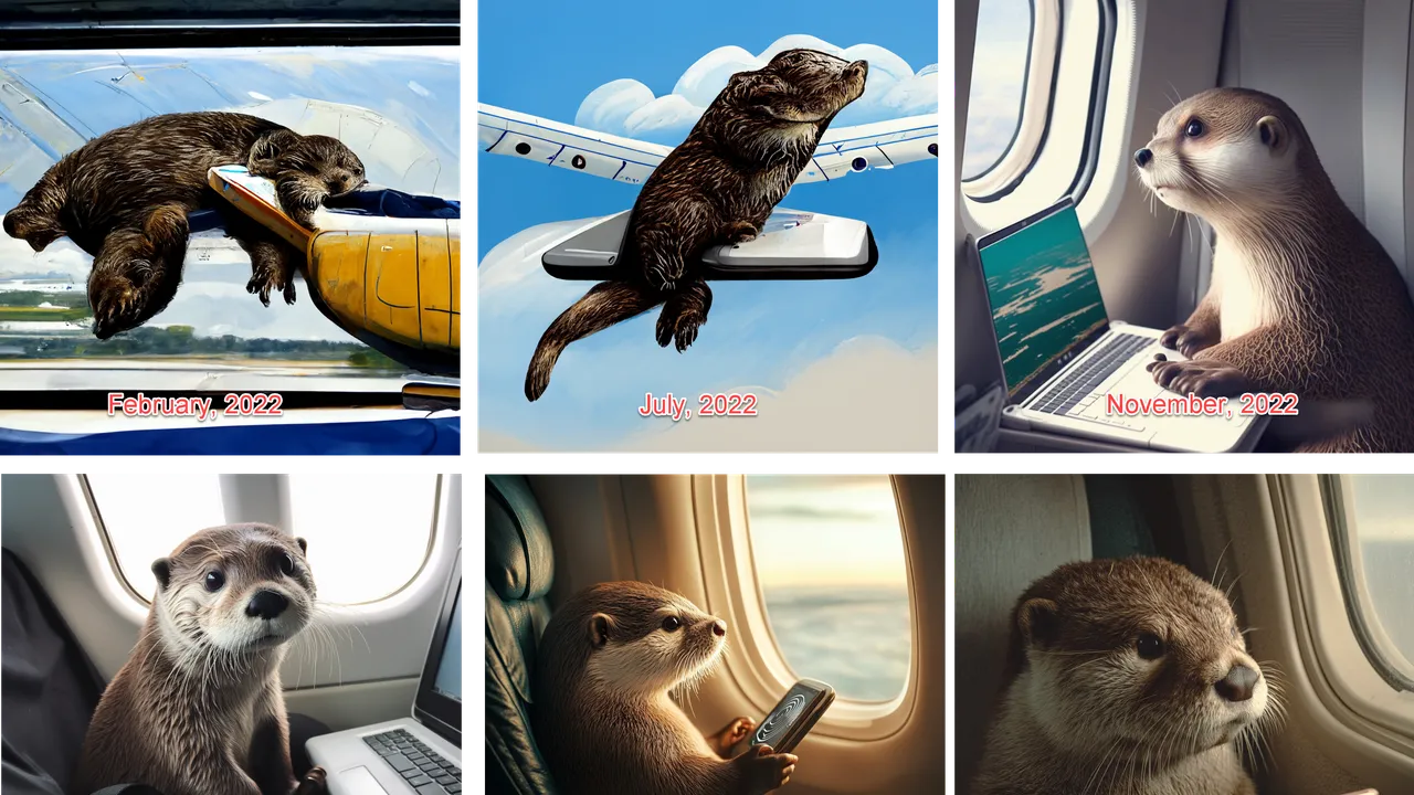 Otter interface in use