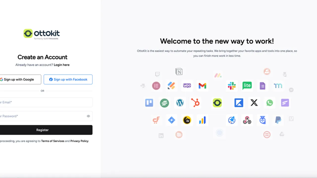 Ottogrid app screen