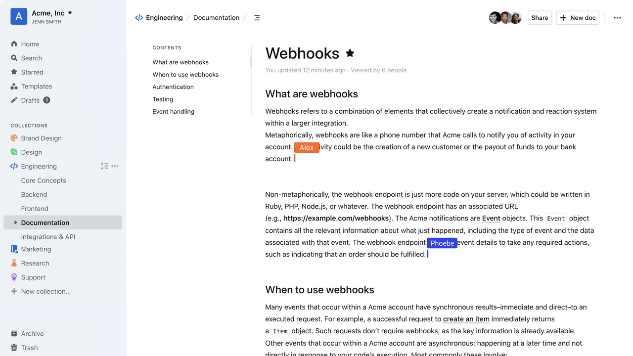 Outlines in action, code AI tool
