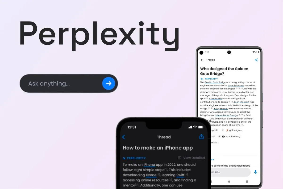 Perplexity dashboard view