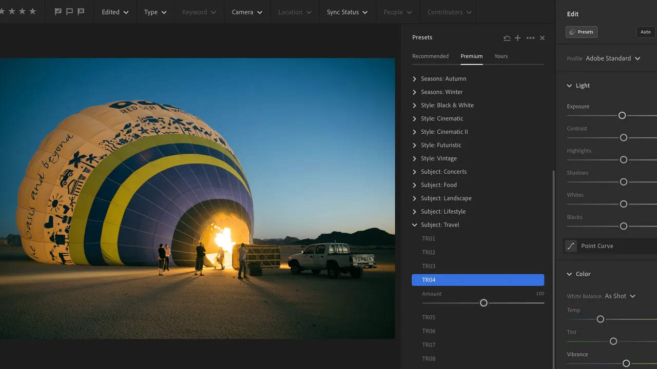 Photoroom app screen